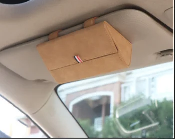 Auto päikesevarju päikeseprillid kasti multifunktsionaalne pehme vooder prillid frame prillid ladustamise kasti raam Honda Audi BMW Mazda Toyota