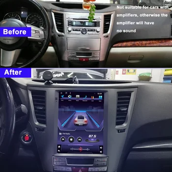 Auto Raadio Subaru Outback 9.7 Tolline 2010-Android 9.0 Carplay DSP Streeing Ratta Tesla Stiilis GPS Navigation Multimeedia
