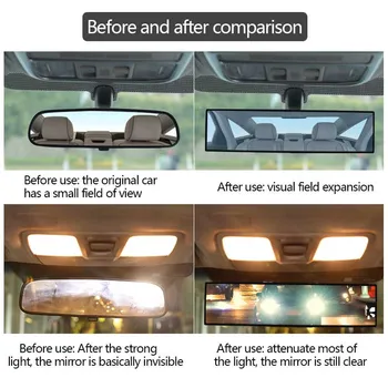 Auto Salongi Peegel Auto Peegel Universaalne Rearview Mirror Ohutuse Laialdaselt Nurk Sinine Pinnaga Välispeegel Tarvikud
