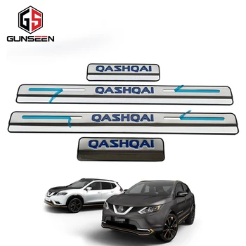 Auto Stiil Nissan Qashqai Ukse Lävepakk J11 Lohistama Plaat Roostevabast Terasest Ukse Lävepakk Pedaalidega Auto Tarvikud Kleebis 2017 2020