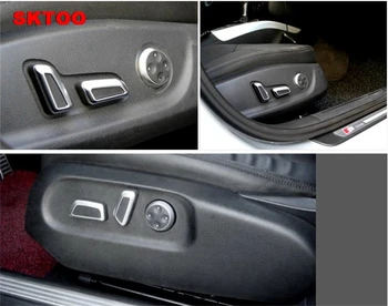 Auto stiil Sisemus Auto Istme reguleerimine nupp switch Cover sisekujundus dekoratiivsed Audi A4 B8 A6 C6 C7 A5 A7 Q5 Q3 Tarvikud