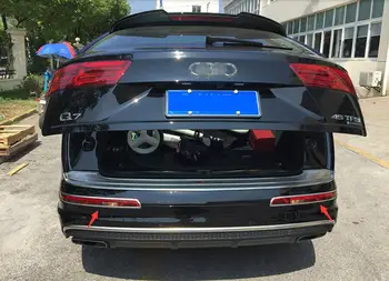 Auto-styling Matt ABS Plastikust Tagumise udutule Lambi raam Katta Sisekujundus 2tk Audi Q7 4M 2016 2017