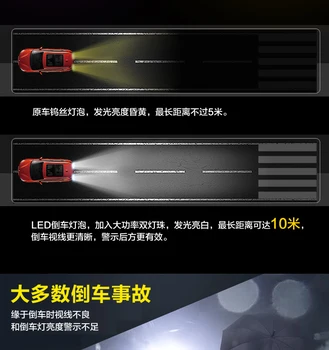 Auto tagurdamine LED petturitest light, Super bright Tagurdamine ajastiga lamp muundamise Isuzu MU-X