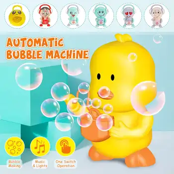 Automaatne Bubble Machine Music Kerge Elektriline Mull Tegija Baby Kids Outdoor Ujumine Vann Seep Mullitajat Vee Mänguasi Armas