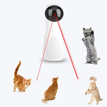 Automaatne Kass LED Laser Mänguasjad Interaktiivne Smart Kiusasid Pet Naljakas Pihuarvutite Mänguasi Mitme Nurga alt Kass treeningust Lõbus Mänguasi