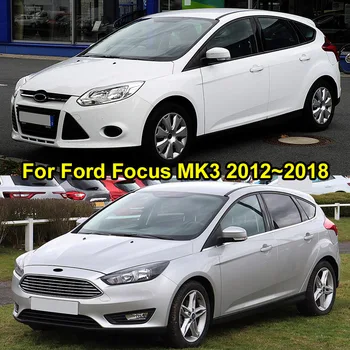 AX Chrome Pool Ust Tahavaatepeegli Kaas Ford Focus Mk3 2012 - 2016 2017 2018 Sisekujundus ühise Põllumajanduspoliitika Guard Overlay Car Styling