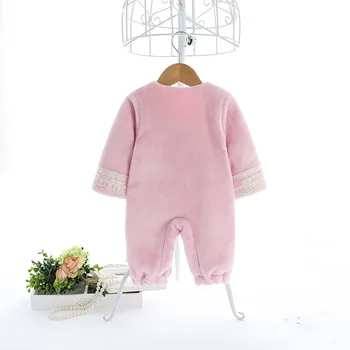 Baby Talve Tunked Baby Tüdrukud Kostüüm Talve Riided Vastsündinud Beebi Sipukad Baby Kombekas Imikute Rõivad roosa 0-2Y