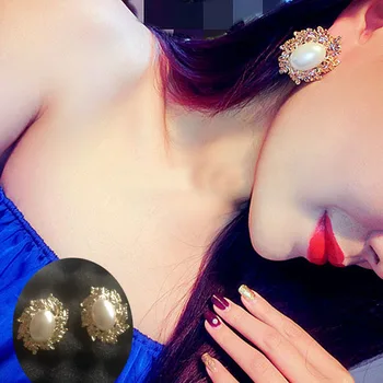 Barokk Kõrvarõngas Naine 2018 Korea Kõrvarõngad Naistele Gold Pearl Vintage Kõrvarõngad Ehted Pendientes Oorbellen Brincos