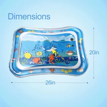 Beebi Täispuhutav Kõtu Vee Polsterdatud Matt Akvaariumi Tegevuse Keskus Padi, Mänguasi, ohutu interaktiivne mäng, mänguasjad, väljas siseruumides