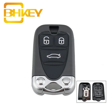 BHKEY 3 nuppu Auto Remote Key Kest Alfa Romeo 159 2005-2011 Asendamine Smart Auto Võti Fob Juhul Katke Lihvimata Tera Auto