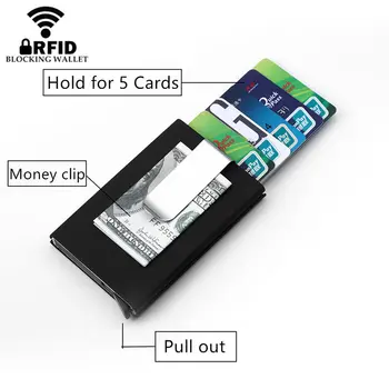 BISI GORO Meeste Ja Naiste ID Credit Card Hoidja Mini Rahakott Õhuke visiitkaart Juhul 2019 Krediidi Alumiinium Kaardi Paketi Kõrge Kvaliteediga