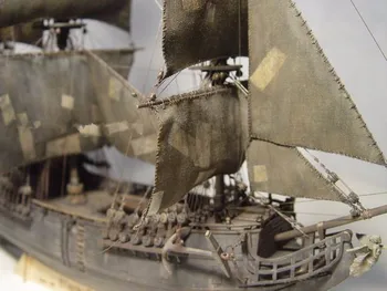 Black Pearl laeva, paadi komplekt 1/96 skaala 3d Laser Cut Diy Black Pearl Mudel Komplekti Kuuluvad käsiraamatud inglise keeles