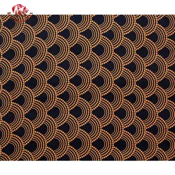 Blackground Aafrika Riie Lehviku Muster Ankara Polüester Farbic Õmblusmasinad Vaha Printida Materjali Õue Disainer FP6390
