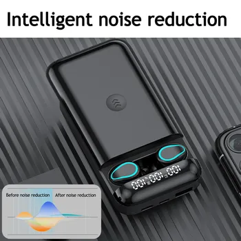Blueteeth 5.2 Kaksikud Peakomplekti, Traadita sport Kõrvaklapid Mini Earbuds Stereo In-Ear Kõrvaklapid, Traadita Earbuds Veekindel Peakomplekt