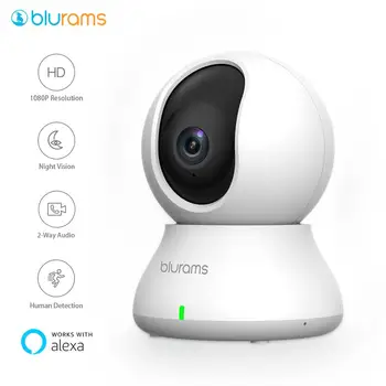 Blurams Dome Turvalisuse Kaamera 1080p Wifi PTZ IP-Järelevalve Süsteem Smart Motion/Sound/Isiku Tuvastamise kahesuunaline Audio Öö