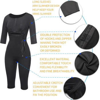 Bodysuit Shapewear Kogu Keha Tööpink Talje Treener Naiste Kõtu Kontrolli Salenemisele Mantel Õmblusteta Fajas Kõhu Reduktor Korsett