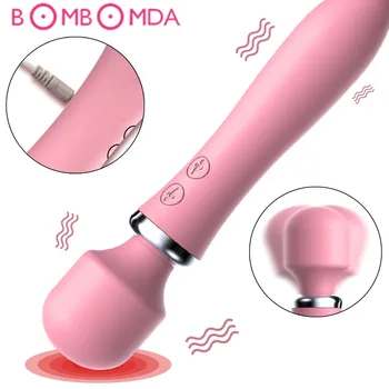 BOMBOMDA Magic Wand AV Vibraator Naistele Vibreeriv Dildo Clit Stimulaator G Spot Keha Massager Naine Masturbator Täiskasvanud Sugu Mänguasjad