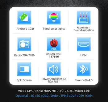 Bosion Ford Focus 3 Mk 3 2012-2019 Auto Raadio Multimeedia Video Mängija, Navigatsiooni GPS Android 10 RDS Wifi 4G IPS Ekraan DSP