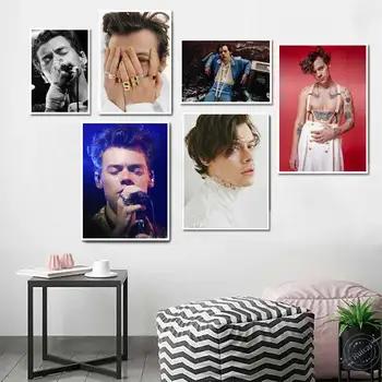 Briti Laulja Harry Stiilis Plakat Seina Art Pilt Kaasaegse Kodu Decor Tuba Teenetemärgi Muusika-Pildid Lõuendile Maali Plakat
