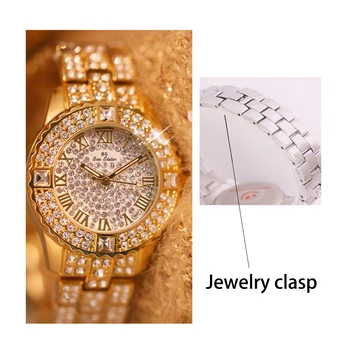 BS Mesilaste Õde 2020. Aasta Uus Veekindel Vaata Naiste Kellad Täielik Luksus Teemant Naiste Vaata kinkekarbis Pakendi Relojes Para Mujer