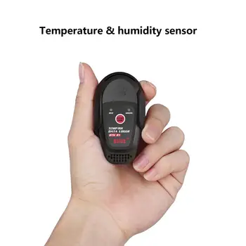 BSIDE Temperatuur Niiskus data logija nutikas Termomeeter külmahela narkootikumide hoidmine, USB-automaatne genereerimine PDF aruanded