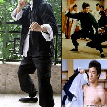 Burce lee võitluskunstide riided Kolm rõivakomplekti Wing Chun Kung Fued Klassikaline Ühtne koolitus-taiji Traditsiooniline riided