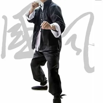Burce lee võitluskunstide riided Kolm rõivakomplekti Wing Chun Kung Fued Klassikaline Ühtne koolitus-taiji Traditsiooniline riided