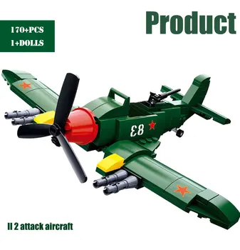 BZDA ww2 Relva Tehnoloogia Plokid Seeria Limited Edition Sõjalise TU-2 Pommitaja Snaiper Rifle Püstol Desert Eagle Jõulud Mänguasjad