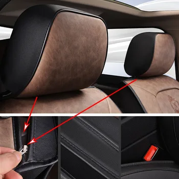 Car Seat Cover Set Universaalne Pu Nahast Katted Auto jaoks Nissan Almera Tiida X-TRAIL Autode Lisavarustus
