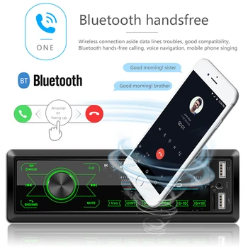 Car Stereo-Radio 1 Din Täielikult Puutetundlik Ekraan, Bluetooth Käed-Vaba FM-Vastuvõtja, MP3-Mängija Tugi Rool Kontrolli AUX/USB