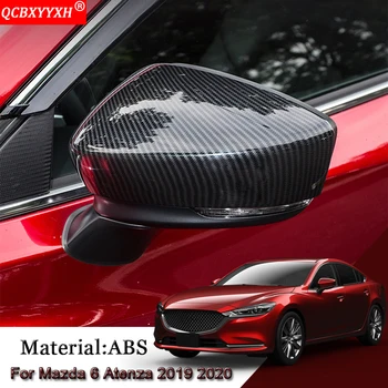 Car Styling, ABS Auto Välised Rearview Mirror Katavad Litrid Auto Kleebised Auto Kaunistamiseks Tarvikud Mazda 6 Atenza 2019 2020