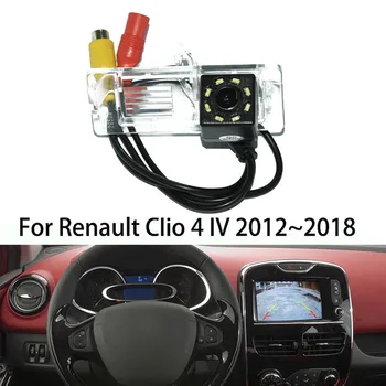 CCD Auto tahavaate Parkimine Reverse Backup Kaamera Renault Clio 4 IV 2011~2012. aasta Auto tahavaate Mini kaamera 8LED CMOS sensor
