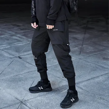 CHAIFENKO Hip-Hop Cargo Püksid Meeste Mood Harajuku Streetwear Meeste Püksid Must Joggers Sweatpant Multi-Tasku Vabaaja Haaremi Püksid