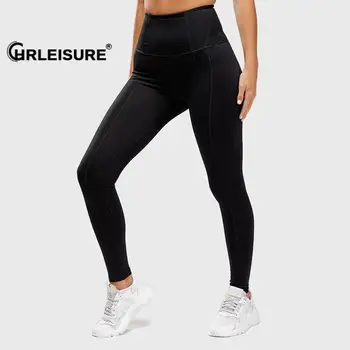 CHRLEISURE Fitness Säärised Naiste Kõrge Vöökoht Legging Anti Tselluliidi Push Up Pingul Püksid Hingav Higi