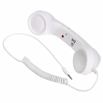 Classic Retro Telefon Telefon 3.5 mm Mini Jack Mic, Speaker Telefon Kõne Vastuvõtja Iphone, Samsung, Huawei