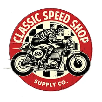Classic speed shop 88 riderr pakkumise moto auto decal kleebis