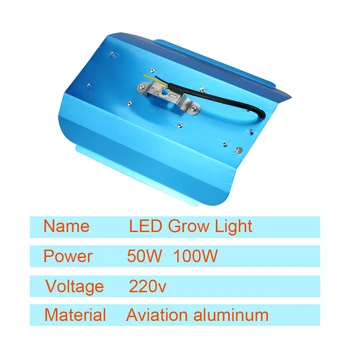 COB LED Grow Light 100W Täieliku Spektri Taim Hele sisevalgustus Kasvada Telk Valgus Siseruumides Phytolamp Kasvatamise Külvi lambid