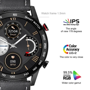 COBRAFLY DT95 Bluetooth Helistamine Smart Watch Mehed Soojuse Rate Monitor 360*360 HD IPS Ekraani IP68 Veekindel Sport Smartwatch