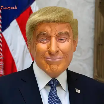 Cosmask Halloween Trump Lateksist Mask Täiskasvanud Isiku Kostüüm Mask Õudus Karneval Cosplay Isiku Rekvisiidid