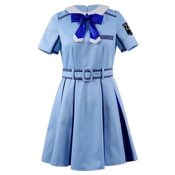 Cossky 22/7 Iidol Rühma Fujima Sakura Cosplay Kostüüm Sinine Kleit Salior Ühtne Kleit