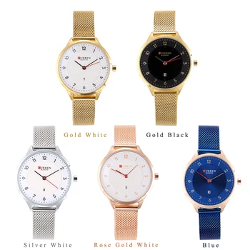 CURREN Naiste Kellad Mood Rose Gold Quartz Watch Daamid Top Brändi Luksus Naiste Vabaaja Käekellad Naiste Kell Reloj Mujer