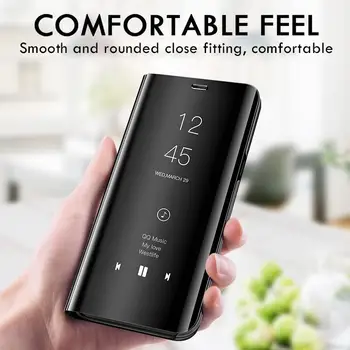 CYTANH Samsung Z-Fold 2 Flip Case Smart Mirror Põrutuskindel Kate Seista Omanik Samsung Galaxy Z Murra 2 Telefoni Puhul