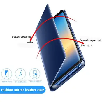 CYTANH Samsung Z-Fold 2 Flip Case Smart Mirror Põrutuskindel Kate Seista Omanik Samsung Galaxy Z Murra 2 Telefoni Puhul