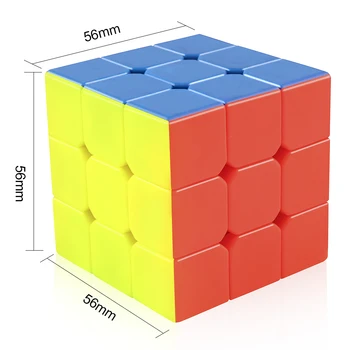 D-FantiX Tsüklon Poisid 3x3x3 Speed Cube Professionaalne Magic Cube 3x3 Mänguasjad, Mõistatusi speedcube (56mm) Mänguasjad, Lapsed Täiskasvanud Poiss Tüdruk