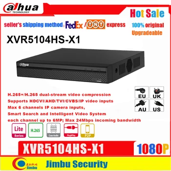 Dahua XVR XVR5104HS-X1 4ch Kuni 6MP H. 265 H. 264 Smart Search Penta-brid 1080P RVT Digital Video Recorder DVR