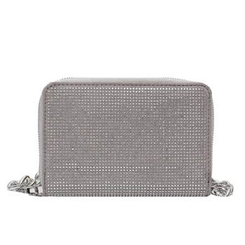 Diamond Mini Square Crossbody kott 2020 New Kõrge kvaliteediga PU Nahast Naiste Disainer Käekotis Paks Kett Õlal Messenger Kott