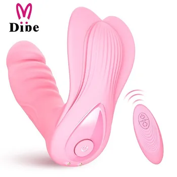 DIBE Dildo Vibraator Naistele, Kliitori Stimulaator Erootilise Sugu Mänguasjad Kauplus Traadita Kaugjuhtimispult Aluspüksid Vibraator Sex Mänguasjad Täiskasvanud