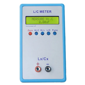 Digitaalne LC Meter Kaasaskantav LCD 1uH -100H Induktiivsus 1pF-100mF Mahtuvus L/C Tester Arvesti LC200A Multimeeter
