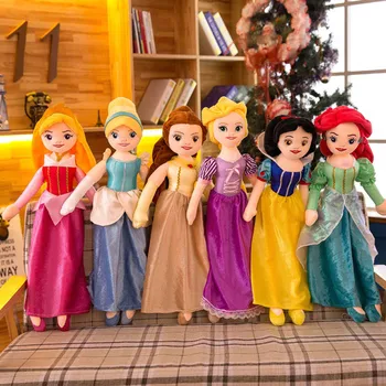 Disney Külmutatud 55CM -, Plüüš-Nukud Mood Kingitus Magus Armas Tüdruk Mänguasi Sofia Belle Printsess Snow Kuninganna Anna Elsa Nukk Palus Tüdruk Mänguasjad
