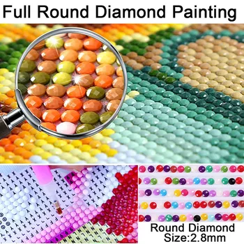 DIY 5D Diamond Värvimine Tiger Öökull Lind ristpistes Loomade Rhinestone Full Ringi Puurida Mosaiik Cartoon Kassid & Koer Home Decor Kingitus